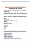EKGS EXAM WITH COMPLETE SOLUTIONS 100&percnt; VERIFIED LATEST UPDATE&excl;&excl;