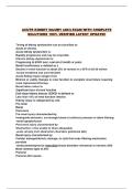 ACUTE KIDNEY INJURY &lpar;AKI&rpar; EXAM WITH COMPLETE SOLUTIONS 100&percnt; VERIFIED LATEST UPDATE&excl;&excl;
