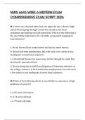 NURS 6645 WEEK 6 MIDTERM EXAM COMPREHENSIVE EXAM SCRIPT 2026