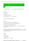 KIN 3513 - Final Exam Questions with Complete Answers 2025-2026 Graded A&plus;&period;