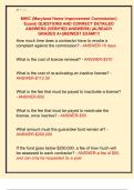 MHIC &lpar;Maryland Home Improvement Commission&rpar;  Exam&vert;&vert; QUESTIONS AND CORRECT DETAILED  ANSWERS &lpar;VERIFIED ANSWERS&rpar; &vert;ALREADY  GRADED A&plus;&vert;&vert;NEWEST EXAM&excl;&excl;&excl;&excl;