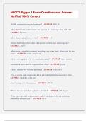 NCCCO Rigger 1 Exam Questions and Answers  Verified 100&percnt; Correct 
