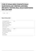 CWB 47&period;1 EXAM  2025 COMPLETE EXAM QUESTIONS AND VERIFIED ANSWERS &vert;RECENTLY TESTING REAL EXAM QUESTIONS&vert; 100&percnt; SOLVED&excl;&excl;