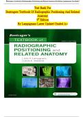 Bontrager's Textbook Test Bank 9th Edition &ndash; Radiographic Positioning & Anatomy Practice Questions