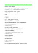 CNS 220 EXAM 1 QUESTIONS WITH CORRECT ANSWERS LATEST UPDATE 2025&sol;2026