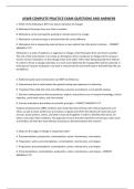 ASWB COMPLETE PRACTICE EXAM QUESTIONS AND ANSWERS