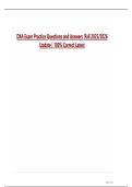 DXA Exam Practice Questions and Answers &vert;Fall 2025&sol;2026  Update &vert; 100&percnt; Correct Latest