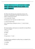 PLATO EDMENTUM US GOVERNMENT EXAM PREP CERTIFICATION EVALUATION 2026 100&percnt; CORRECT&period;