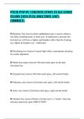 PNCB PNP-PC CERTIFICATION EVALUATION EXAMS 2026 FULL SOLUTION 100&percnt; CORRECT&period;