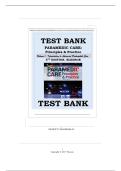 PARAMEDIC CARE&colon; PRINCIPLES & PRACTICE V&period; 1-5&comma; 5E &lpar;BLEDSOE&rpar; VOLUME 1 INTRODUCTION TO ADVANCED PREHOSPITAL CARE ALL CHAPTERS COVERED GRADED A&plus; LATEST UPDATES 2025&sol;2026