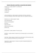 BIOLOGY 1406 EXAM 1 &lpar;CHAPTERS 1-3&rpar; QUESTIONS AND ANSWERS