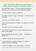 AVIT 309 FINAL Questions and Answers  &lpar;100&percnt; Correct Answers&rpar; Already Graded A&plus;