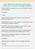 AVIT 309 FINAL Questions and Answers  &lpar;100&percnt; Correct Answers&rpar; Already Graded A&plus; 