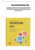 Solutions Manual for Principles of Taxation for Business and Investment Planning (2024, 27th Edition, Sally Jones & Shelley Rhoades-Catanach) – Complete Solutions for Chapters 1–18
