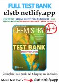 Chemistry&colon; An Introduction to General&comma; Organic&comma; and Biological Chemistry Exam Test Bank 13th Edition by Karen Timberlake &ndash; Comprehensive Verified Guide