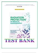 TEST BANK FOR Radiation Protection in Medical Radiography 8th Edition by Sherer&semi; Paula &vert;&vert;ISBN&semi; 9780323566780 All Chapters Fully Covered&vert;&vert;COMPLETE GUIDE A&plus;&period;