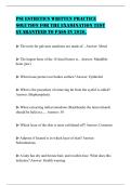 PSI ESTHETICS WRITTEN PRACTICE SOLUTION FOR THE EXAMINATION TEST GUARANTEED TO PASS IN 2026&period;