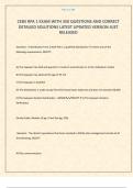 CEBS RPA 1 EXAM WITH 350 QUESTIONS AND CORRECT DETAILED SOLUTIONS LATEST UPDATED VERSION JUST RELEASED