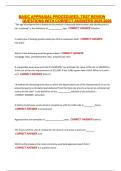 BASIC APPRAISAL PROCEDURES&comma; TEST REVIEW QUESTIONS WITH CORRECT ANSWERS 2025