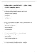 RASMUSSEN COLLEGE MDC 3 FINAL EXAM 2026 EXAMINATION TEST