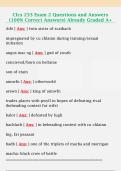 Clcs 233 Exam 2 Questions and Answers  &lpar;100&percnt; Correct Answers&rpar; Already Graded A&plus; 