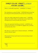 SMQT EXAM &sol; SMQT STUDY GUIDE
