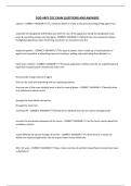DOD ARFF CDC EXAM QUESTIONS AND ANSWERS