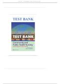 TEST BANK FOR COMMUNITY & PUBLIC HEALTH NURSING 10TH EDITION RECTOR &vert; ALL CHAPTERS COVERED &vert; COMPLETE GUIDE&vert; GRADED A&plus;