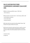 RN ATI CAPSTONE PROCTORED COMPREHENSIVE ASSESSMENT EXAM SCRIPT 2026
