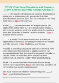 CS302 Final Exam Questions and Answers  &lpar;100&percnt; Correct Answers&rpar; Already Graded A&plus;
