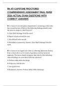 RN ATI CAPSTONE PROCTORED COMPREHENSIVE ASSESSMENT FINAL PAPER 2026 ACTUAL EXAM QUESTIONS WITH CORRECT ANSWERS