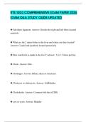 RTE 1503 COMPREHENSIVE EXAM PAPER 2026 EXAM Q&A STUDY GUIDE UPDATED