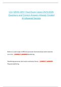 LSU Geography Exam &num;2  Newest  2025&sol;2026 Questions and Correct  Answers Graded A&plus;&vert;Assured Success