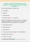 Domain 1 CASAC EXAM Prep Questions and  Answers &lpar;100&percnt; Correct Answers&rpar; Already  Graded A&plus; 