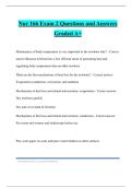 Nur 166 Exam 2 Questions and Answers Graded A&plus;
