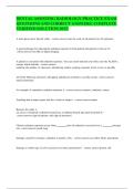 DENTAL ASSISTING RADIOLOGY PRACTICE EXAM QUESTIONS AND CORRECT ANSWERS&period; COMPLETE VERIFIED SOLUTION 2025&period;