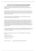 GTC BIO 2117 TEST 4 REVIEW QUESTIONS AND ANSWERS