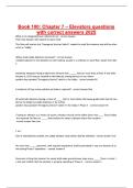 Book 100 Chapter 7 &ndash; Elevators questions with correct answers 