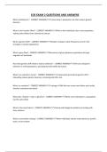 EOS EXAM 2 QUESTIONS AND ANSWERS