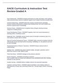 GACE Curriculum & Instruction Test Review-Graded A