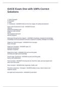 GACE Exam One with 100&percnt; Correct Solutions