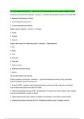 BIO 245 Klesath NCSU Exam 1 Endocrine Hormones Questions and Answers Already Passed