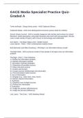 GACE Media Specialist Practice Quiz-Graded A