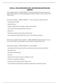 NUR 311 - FINAL EXAM &lpar;EXAM 4 SLOS - METABOLISM&rpar; QUESTIONS AND ANSWERS