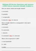 Edelman SPI Review Questions and Answers  &lpar;100&percnt; Correct Answers&rpar; Already Graded A&plus;