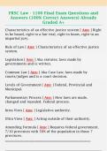 FRSC Law - 1100 Final Exam Questions and  Answers &lpar;100&percnt; Correct Answers&rpar; Already  Graded A&plus;