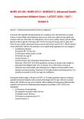  NURS6512 Advanced Health Assessment Midterm Exam 2026&sol;2027 - Graded A Verified Questions & Answers