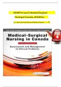 Test Bank for Lewis&rsquo;s Medical-Surgical Nursing in Canada by Jane Tyerman & Shelley Cobbett &vert; Complete Chapters &vert; Canadian Nursing Exam Prep