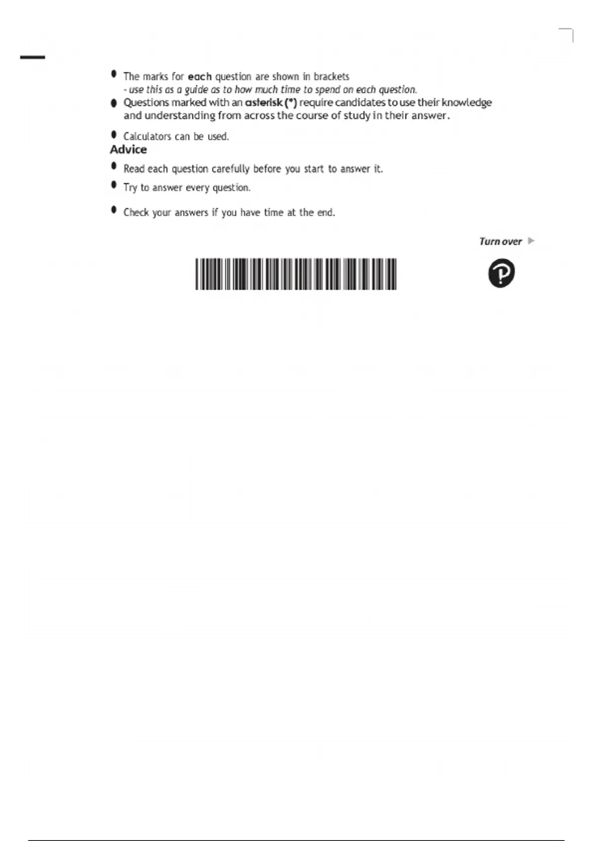 Pearson Edexcel Level 3 GCE Physical Education Advanced COMPONENT 2 ...