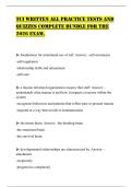 TCI WRITTEN ALL PRACTICE TESTS AND QUIZZES COMPLETE BUNDLE FOR THE 2026 EXAM&period;